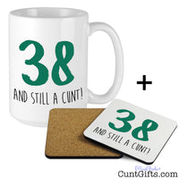ANY AGE and Still a Cunt - Mug and Drink Coaster