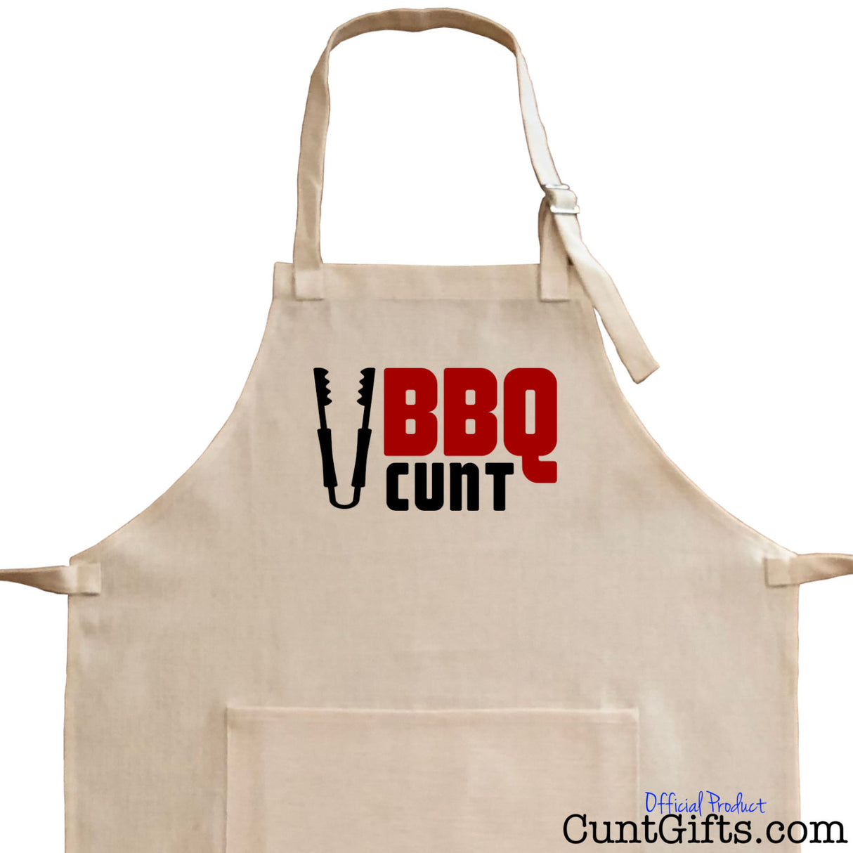 BBQ Cunt - Barbeque Cunt Apron - Close Up