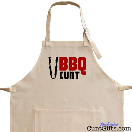 BBQ Cunt - Barbeque Cunt Apron - Close Up