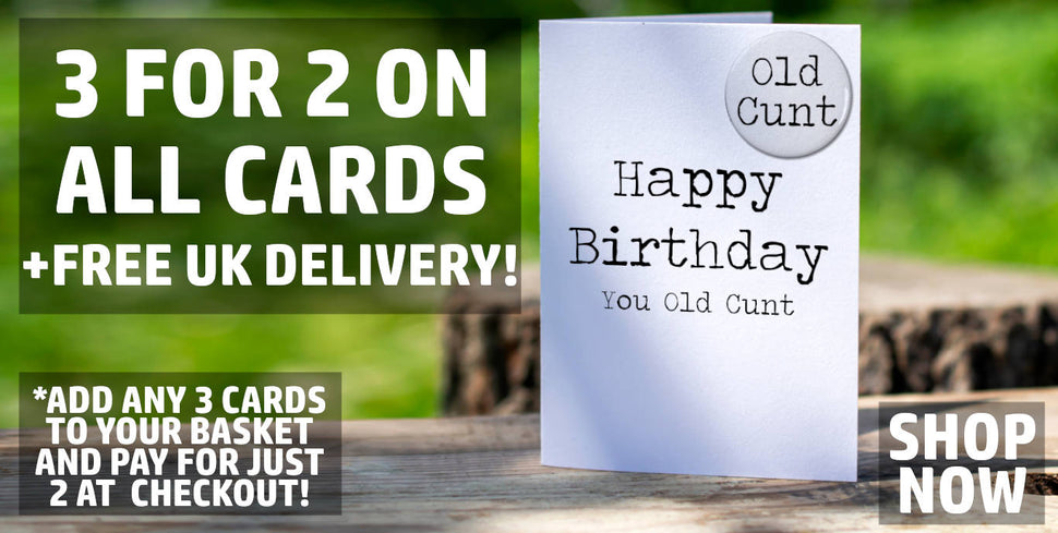 Buy Cunt Cards Online - 3 for 2 with Free UK Delivery