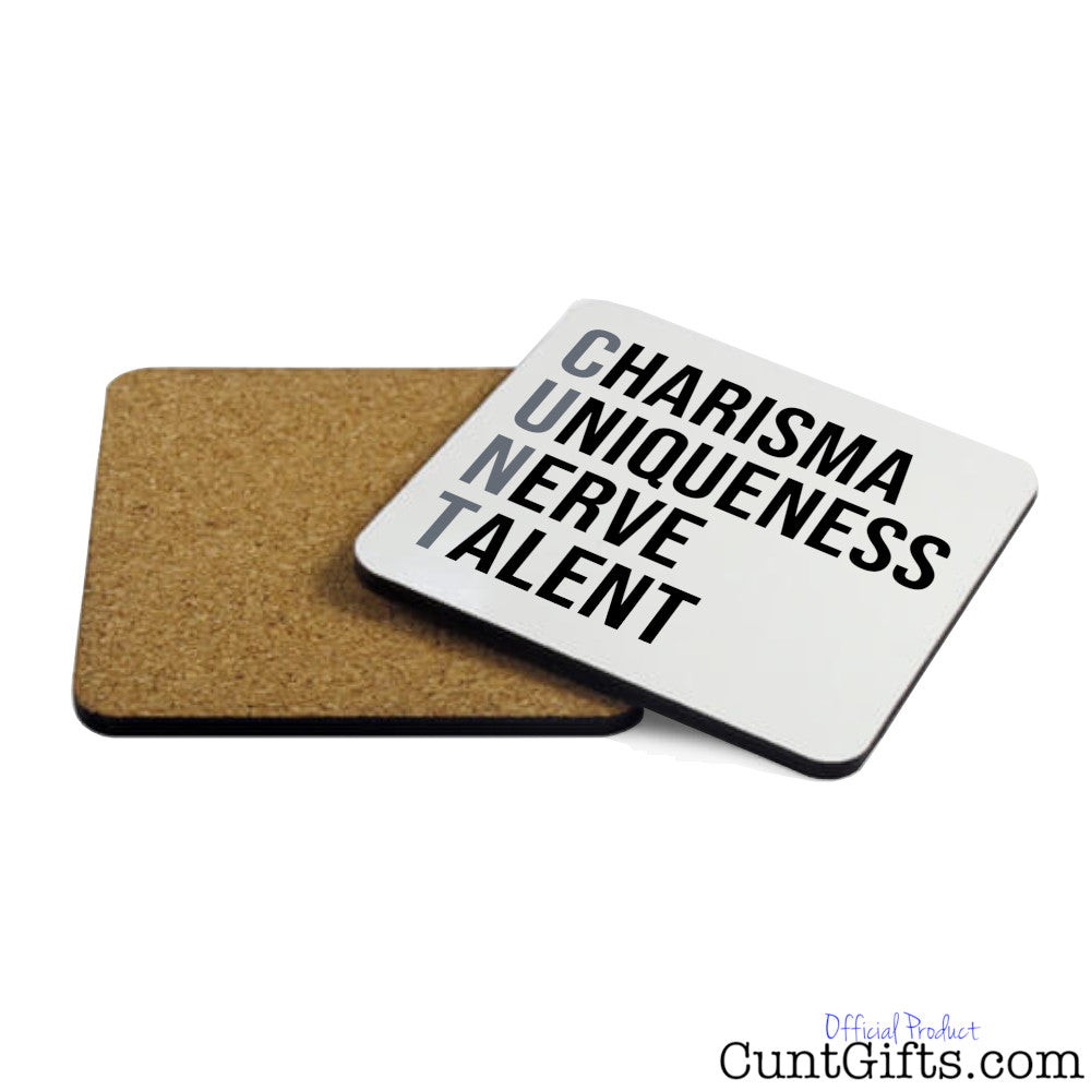 Charisma Uniqueness Nerve and Talent - Coaster Both Sides