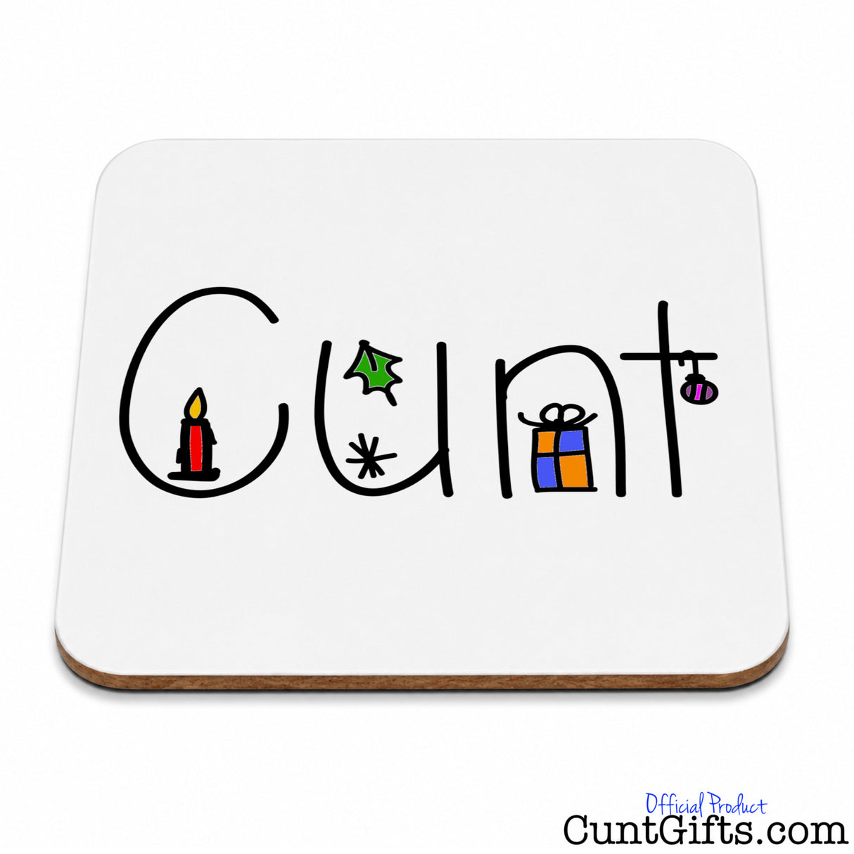 Christmas Cunt Coaster
