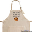 Don't Eat All The Mince Pies You Fat Cunt - Christmas Apron Close-up