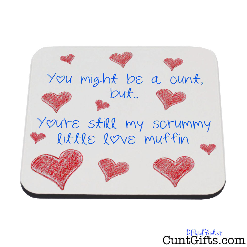 Scrummy Cunt - Drinks Coaster