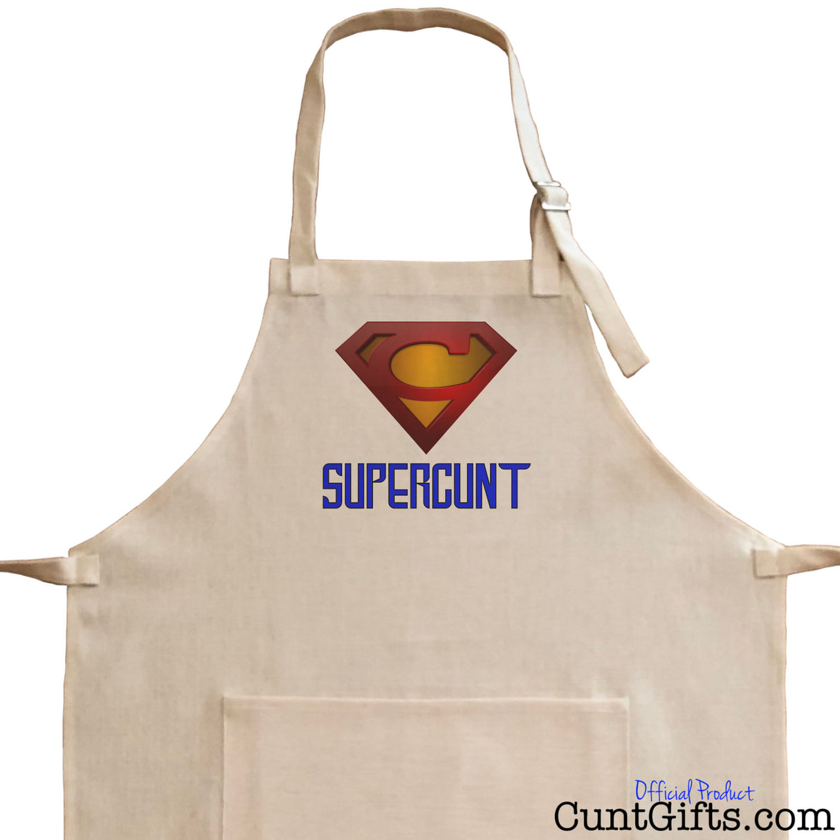 Supercunt Apron - Close up