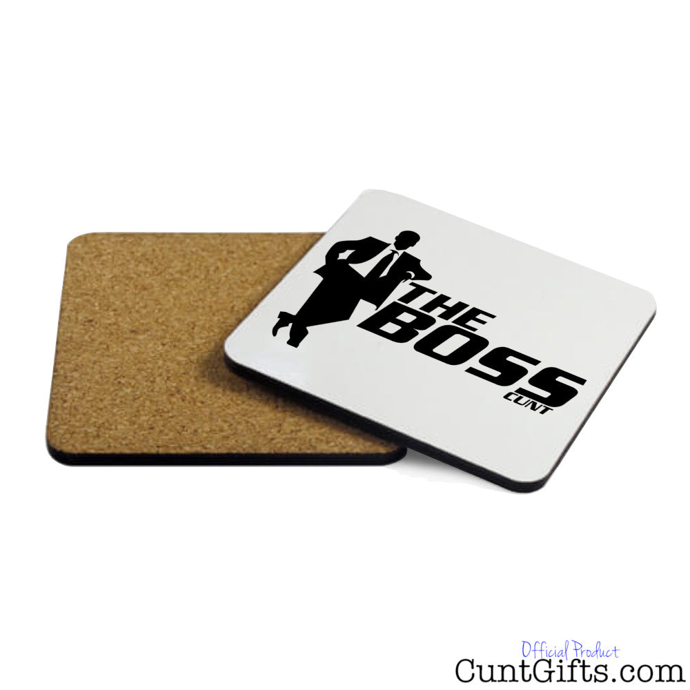 The Boss Cunt Coaster Both Sides