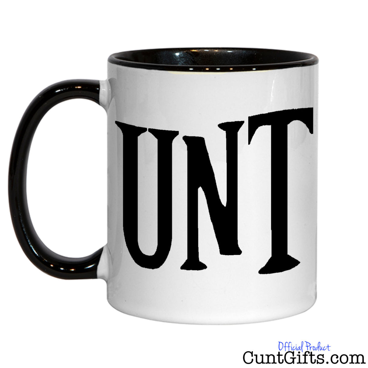 C UNT Mug and Handle - Black Inner