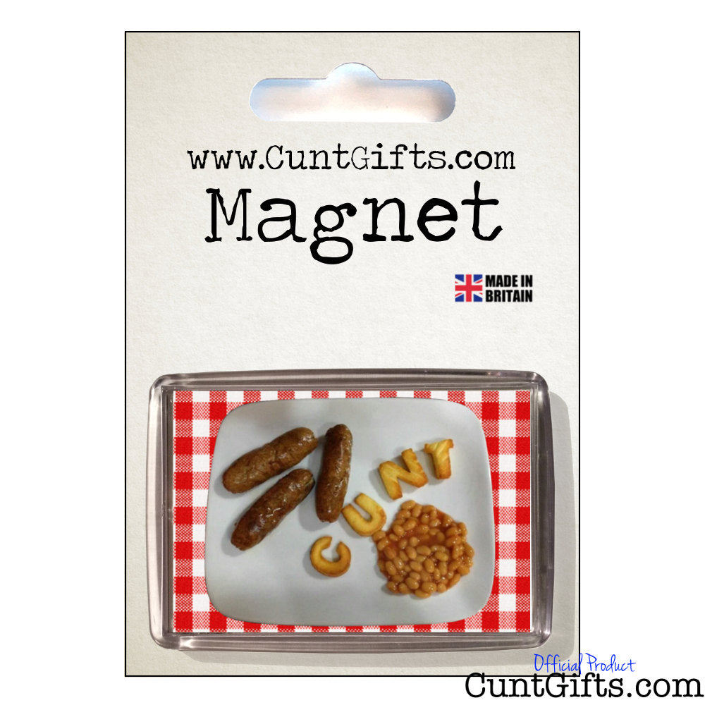 Breakfast Cunt - Fridge Magnet in Packaging