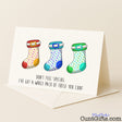 Cheeky Christmas card with the line "Don't feel special, I've got a whole pack of these, you cunt" — hilarious festive banter from Cunt Gifts