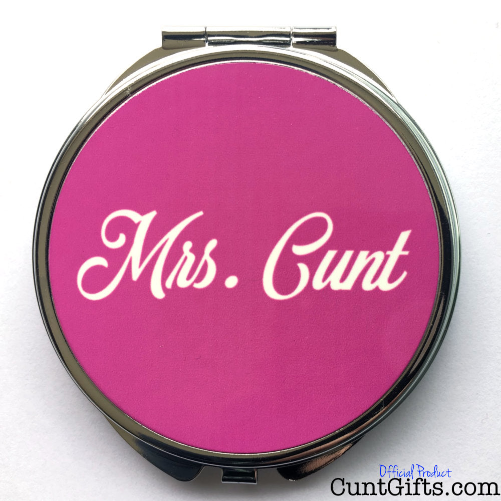 Mrs Cunt - Compact Mirror- Front