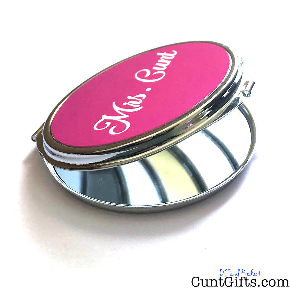 Mrs Cunt - Compact Mirror- Opened at angle