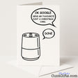 Cheeky "OK Google, Send My Favourite Cunt a Christmas Card" design for a hilarious voice-command festive greeting — from Cunt Gifts