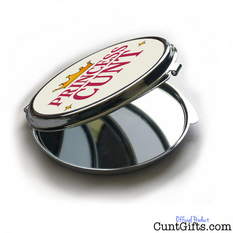 Princess Cunt Compact Mirror Half Open