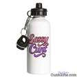 White water bottle with 'Sassy Cunt' text and black cap on a white background