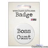 Boss Cunt - Badge & Packaging