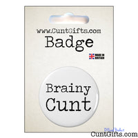 Brainy Cunt - Badge & Packaging