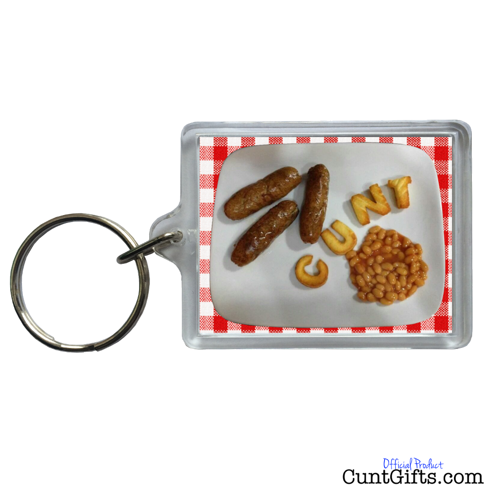 "Breakfast Cunt" - Keyring