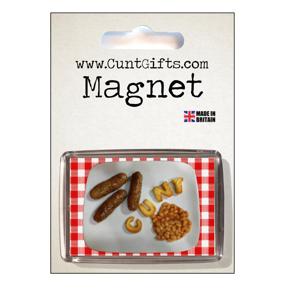 Breakfast Cunt Magnet in Packaging