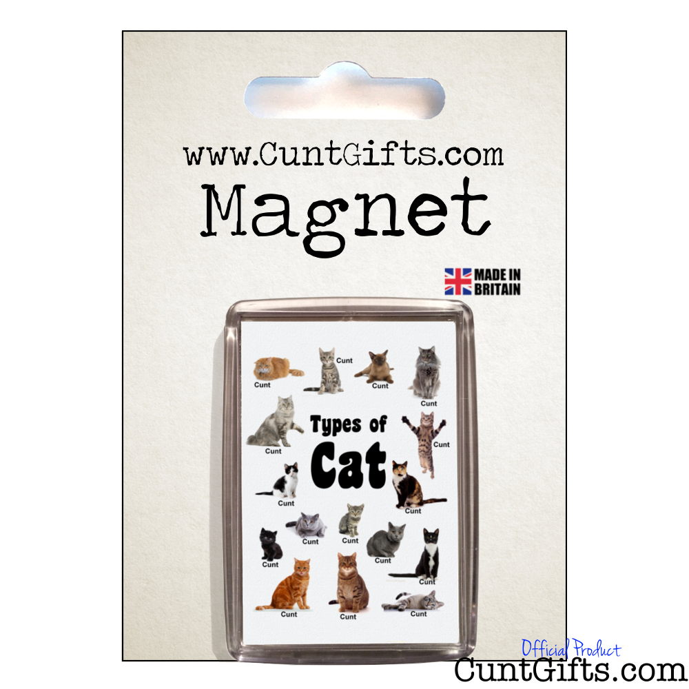 Cats Cunts - Magnet in Packaging