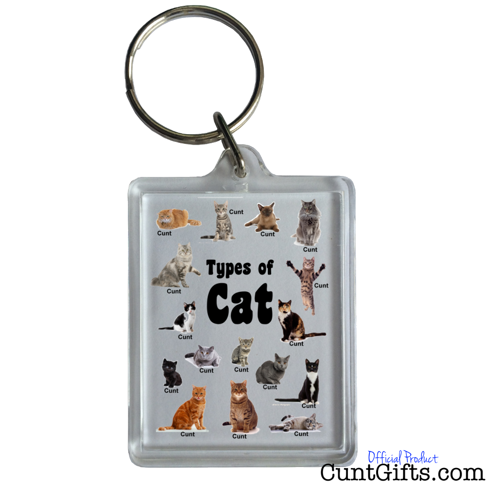 Cats Cunts Keyring