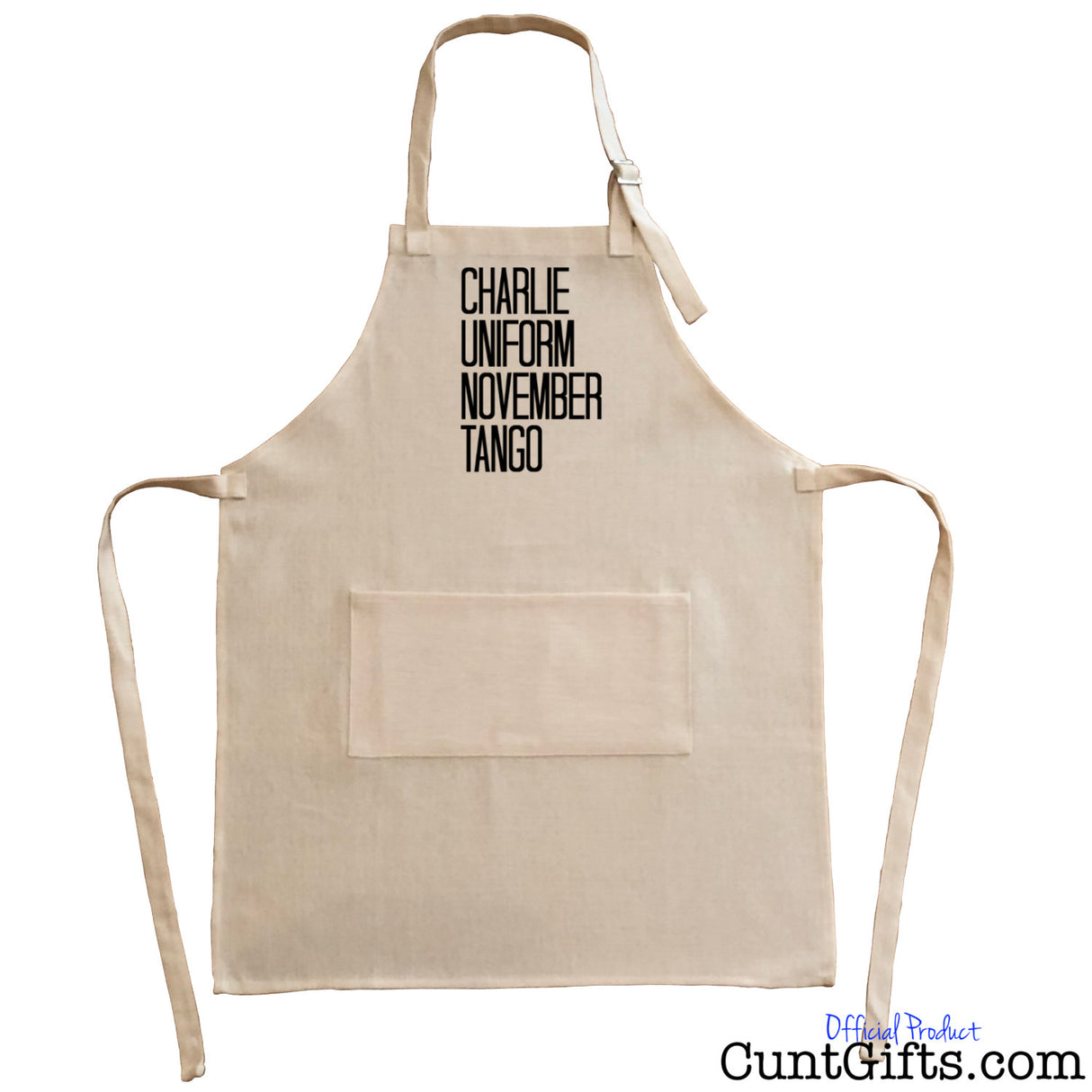 Charlie Uniform November Tango - Apron - Wide