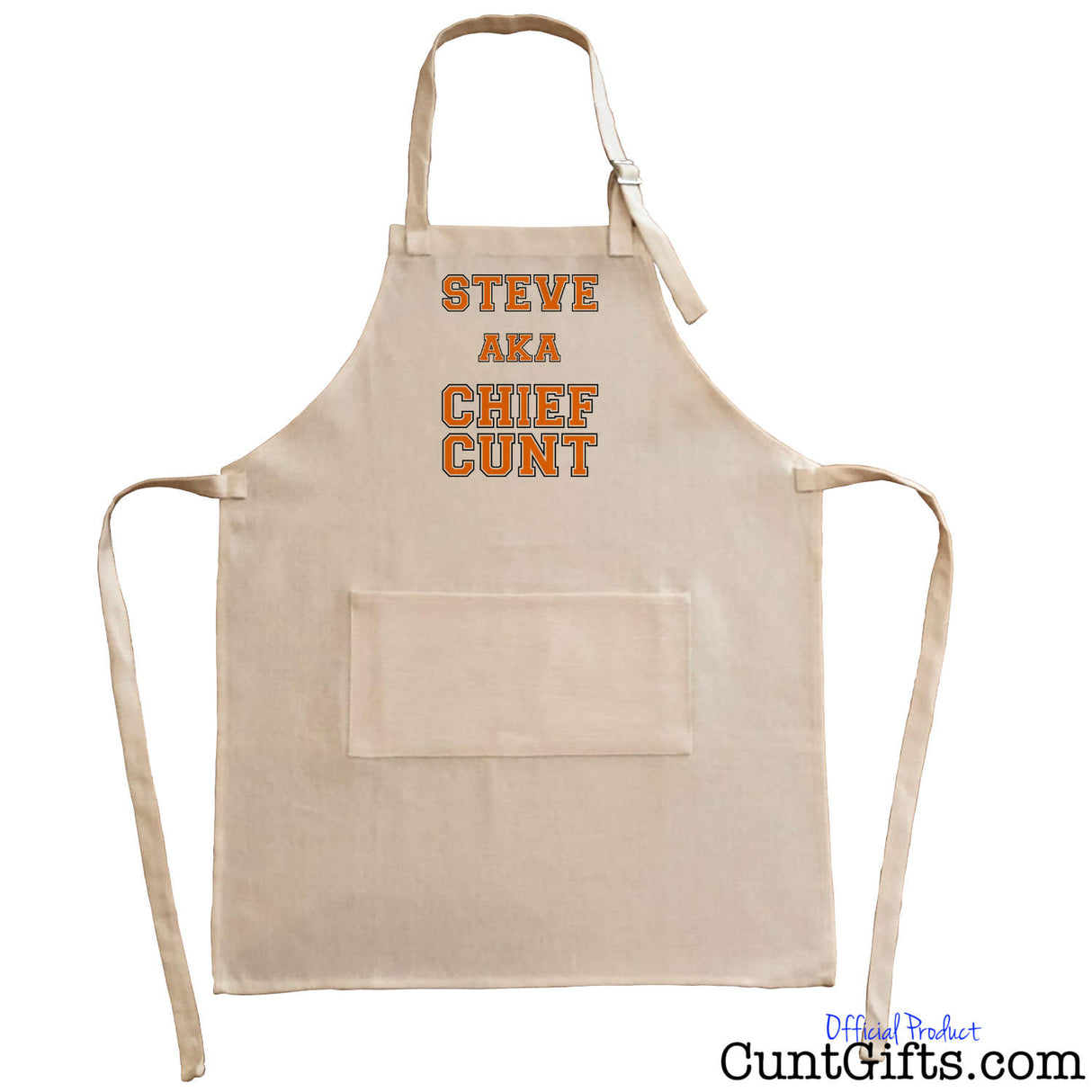 Chief Cunt Apron Personalised