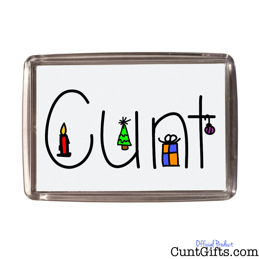 Cunt Christmas Magnet