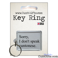 Cuntonese - Key Ring in Packaging