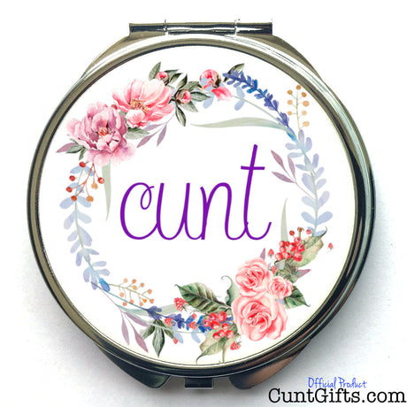 Floral Cunt - Compact mirror