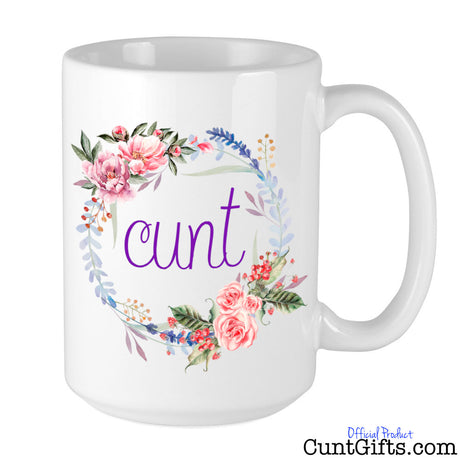 Floral Cunt Mug