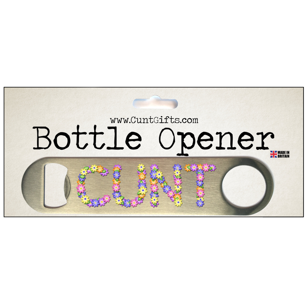 Flowery Cunt - Bottle Opener in Packaging nl