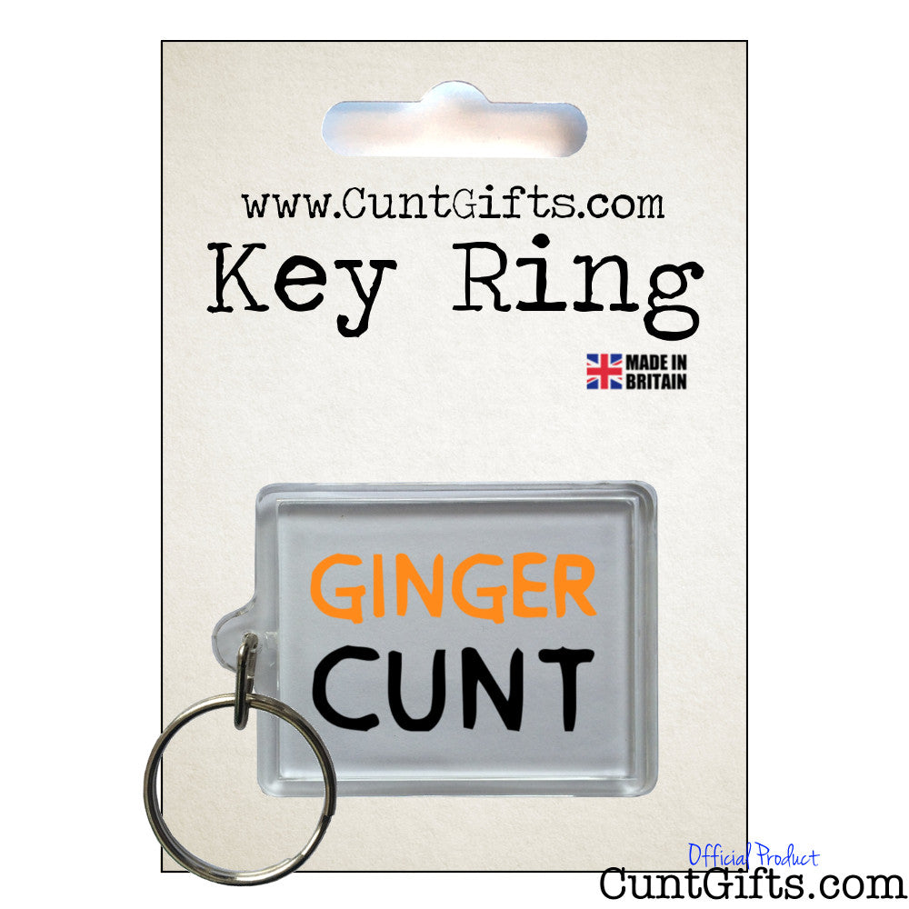 Ginger Cunt - Key ring in Packaging