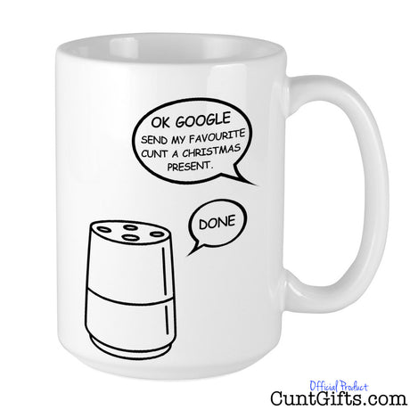 Google Cunt Christmas Mug