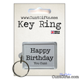 Happy Birthday You Cunt - Key Ring in Packaging