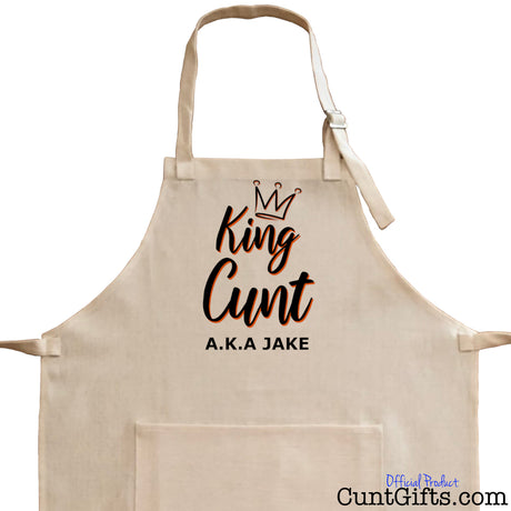 King Cunt AKA Anyname - Personalised Apron Close 2