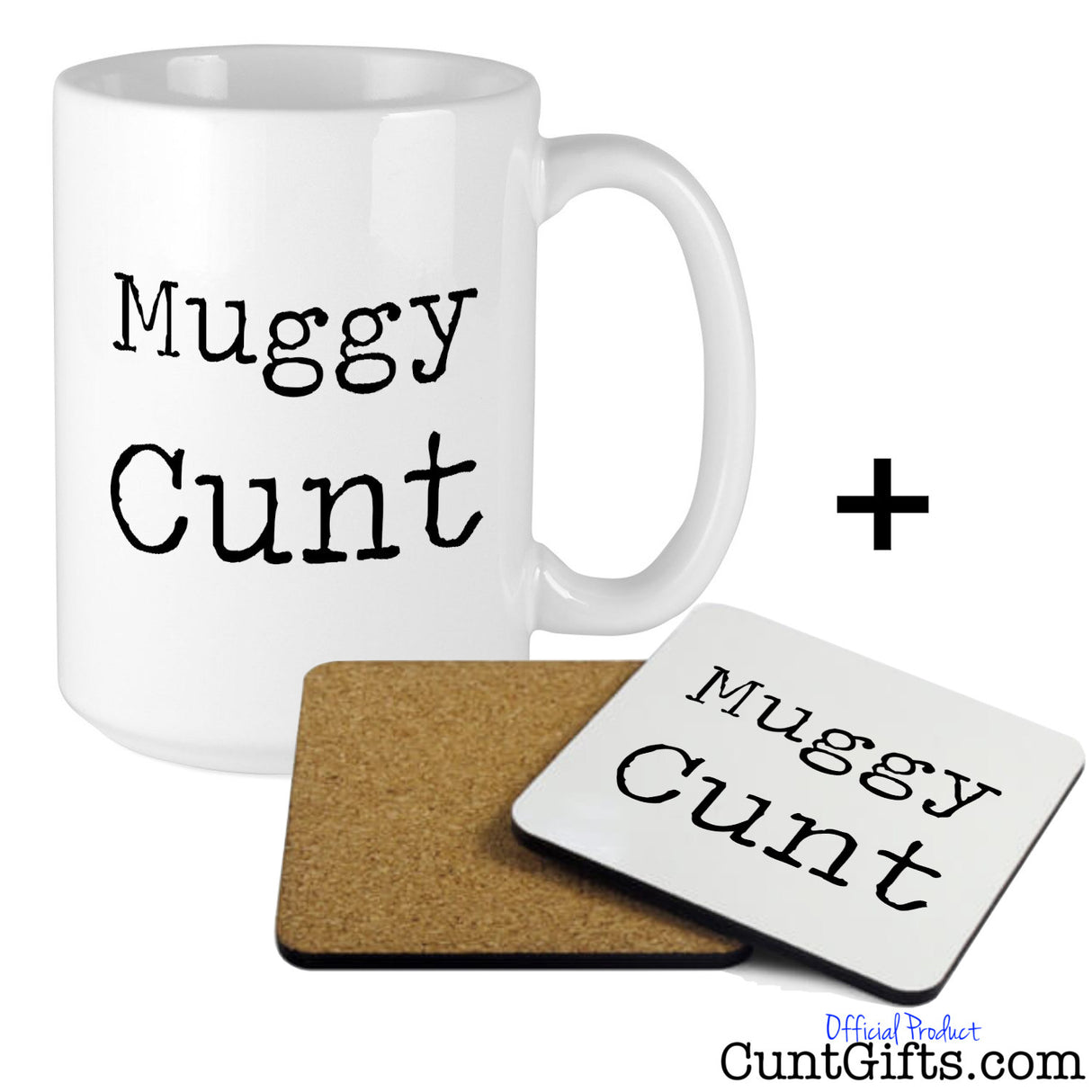 Muggy Cunt Mug and Drinks Coaster