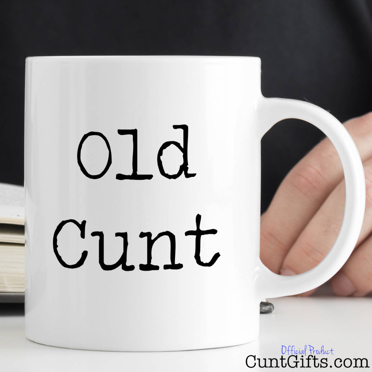 Old Cunt - Mug with man reading book