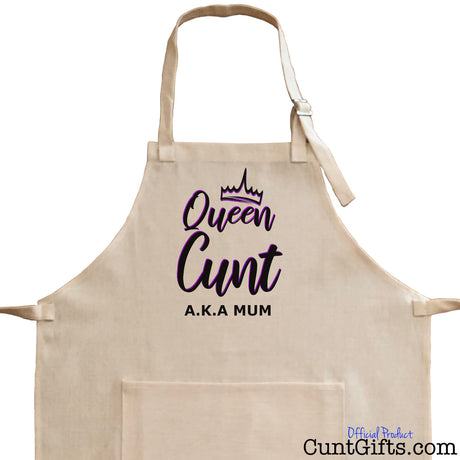 Queen Cunt Mum - Apron Close Up