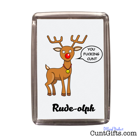 Rude-olph Fucking Cunt - Magnet