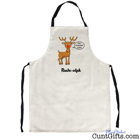 Rude Olph You Fucking Cunt - Apron