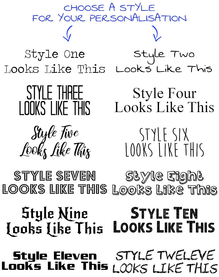 Blank Teddy Writing Styles