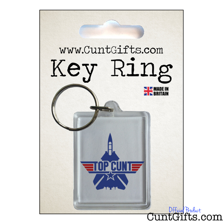 Top Cunt Keyring in Packaging