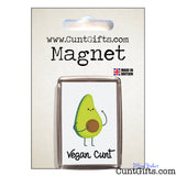 Vegan Cunt - Magnet in Packaging - Avocado