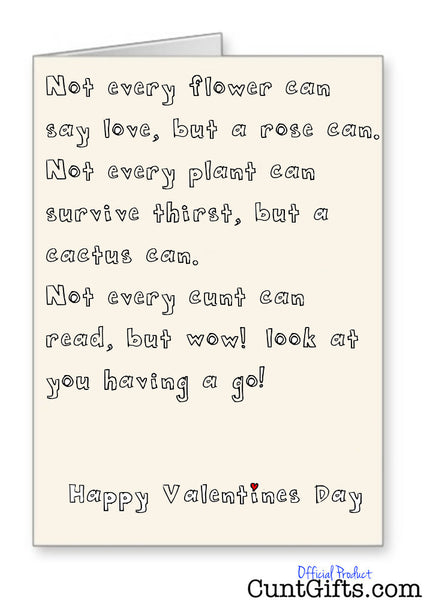 "Wow!" - Valentines Card