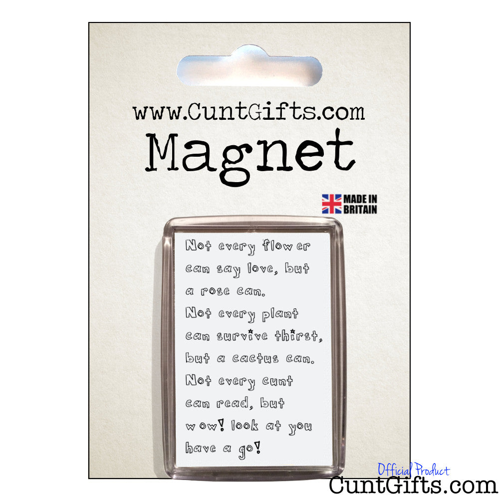 Wow you Cunt - Magnet in Packaging