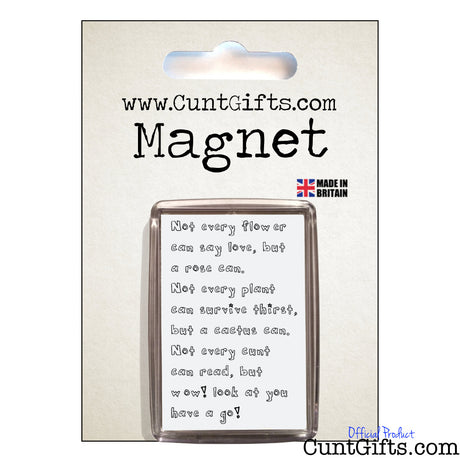 Wow you Cunt - Magnet in Packaging