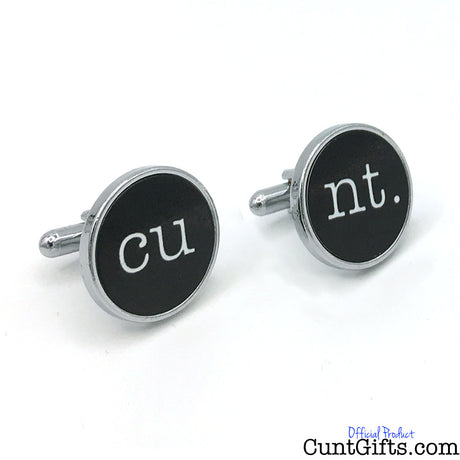 cu nt - Black Cufflinks unboxed Angle