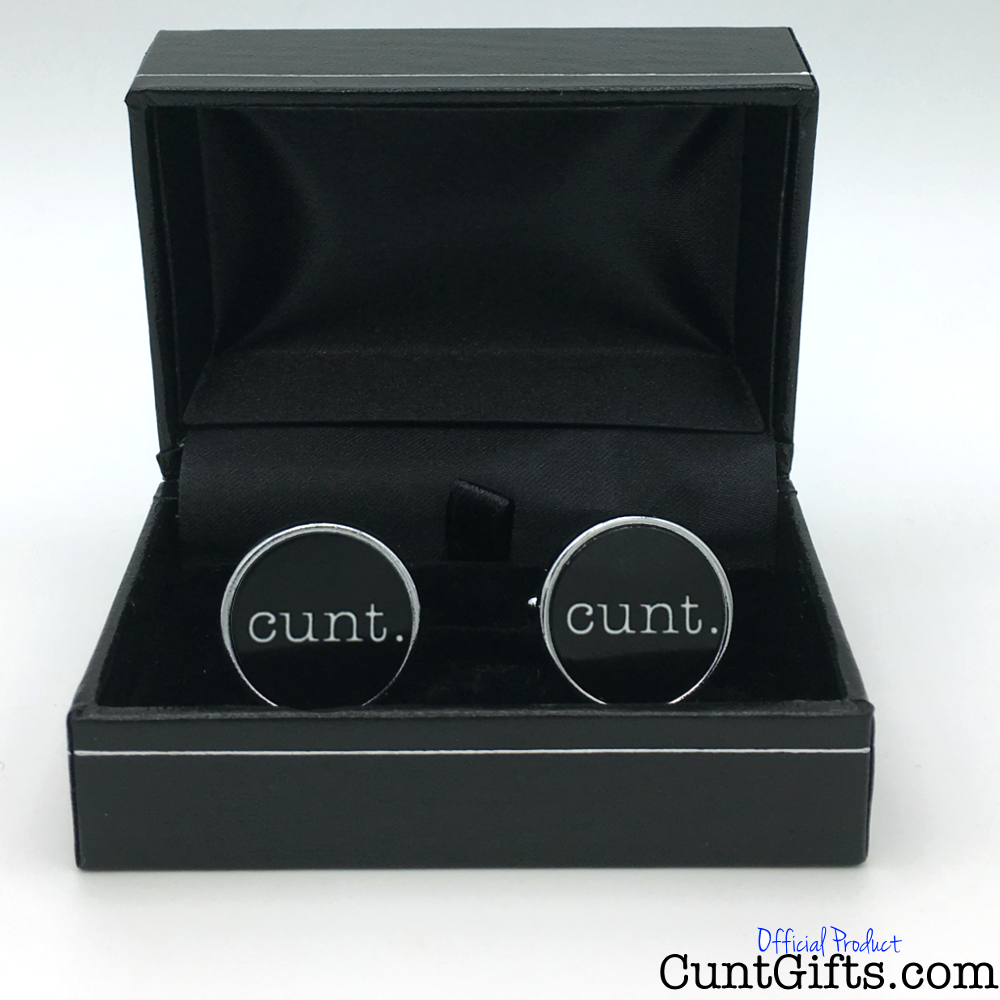cunt. - Cufflinks in Black - Boxed