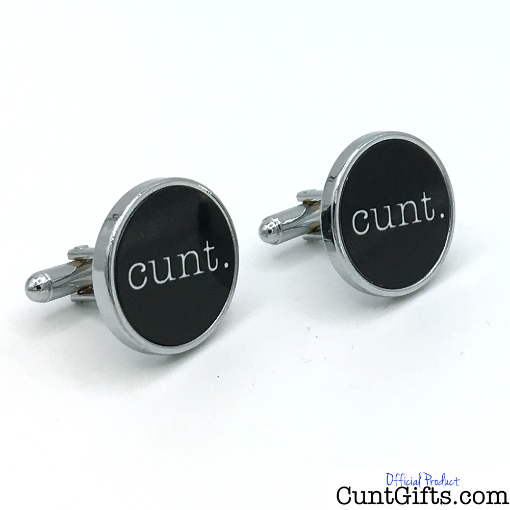 cunt. - Cufflinks in Black - No Box