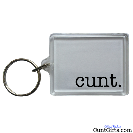 Cunt. - Key ring